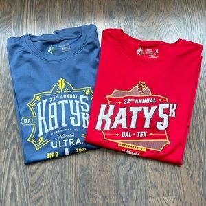 Katy Trail 5k Shirts - New, Never Worn